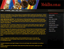Tablet Screenshot of medalbox.com.au